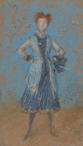 Het Blauwe Meisje door James Abbott McNeill Whistler